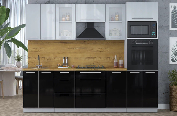 Кухонный гарнитур Интерлиния Мила Пластик 2.6