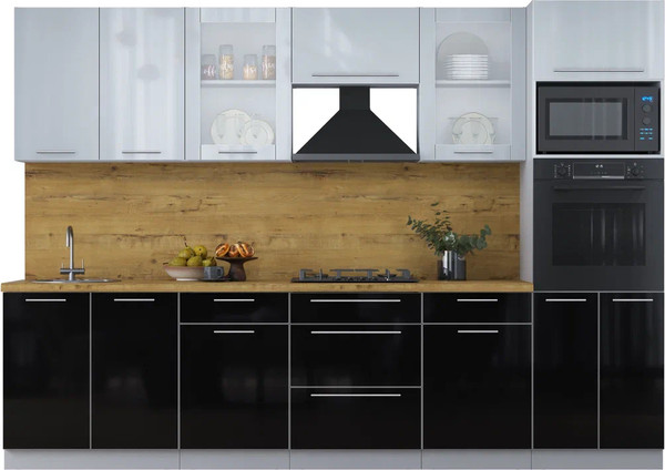 Кухонный гарнитур Интерлиния Мила Пластик 3.0 - фото