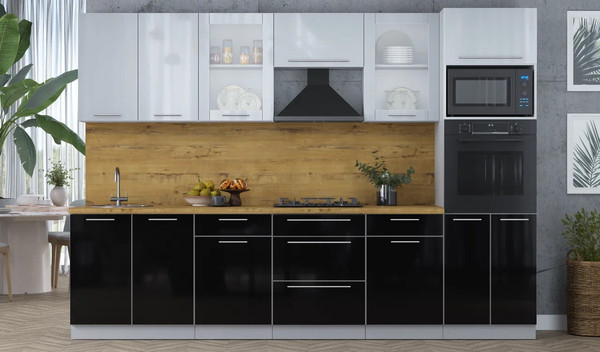 Кухонный гарнитур Интерлиния Мила Пластик 3.0