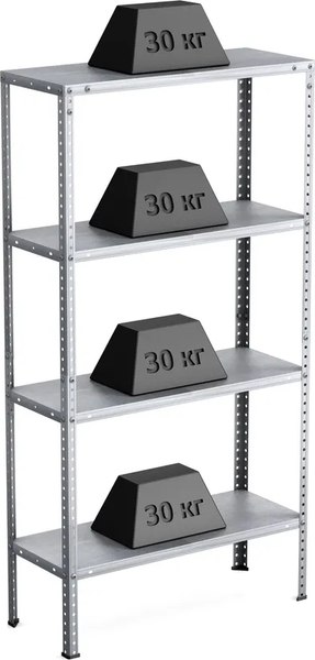 Стеллаж металлический НСКСМ Оцинкованный