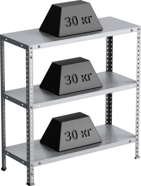 Стеллаж металлический НСКСМ Оцинкованный