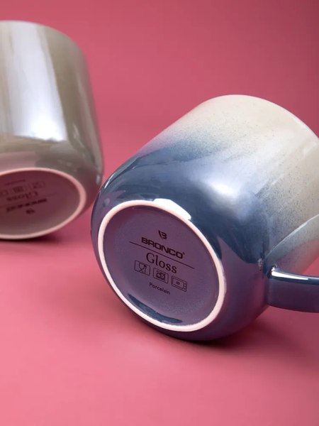 Набор кружек Bronco Gloss 407-150-1