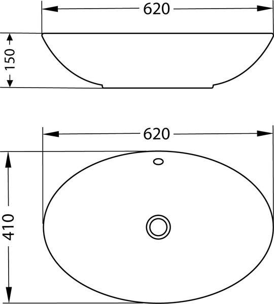 Умывальник со смесителем Lauter 21709 + Cascade 21СК0655C