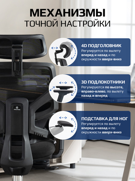 Кресло офисное Evolution LumbarPro FR AL
