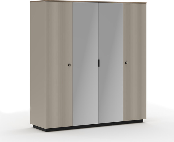 Шкаф Black Red White Domenica SZF2D2L - фото