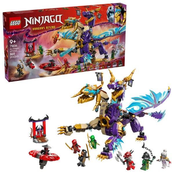 Конструктор Lego Ninjago Дуговой дракон фокуса / 71836