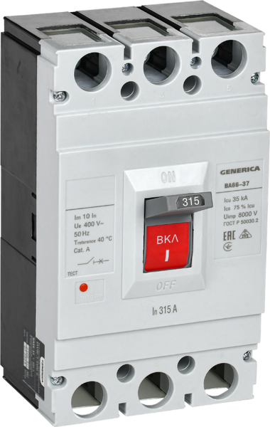 Выключатель автоматический Generica SAV40-3-0315-G - фото