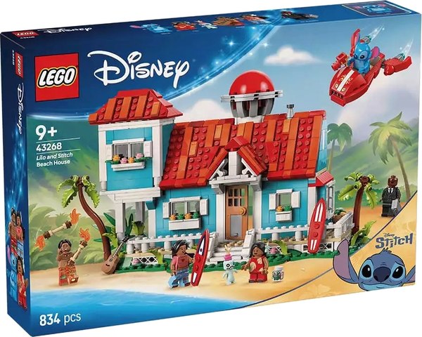 Конструктор Lego Disney Пляжный домик Лило и Стича / 43268 - фото