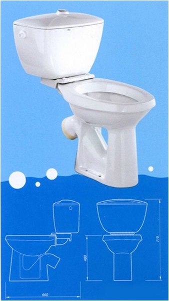 Чаша унитаза напольного Лобненский стройфарфор Комфорт 530238