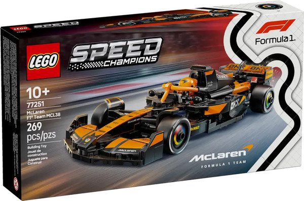 Конструктор Lego Speed Champions Болид Формулы-1 McLaren MCL38 / 77251 - фото