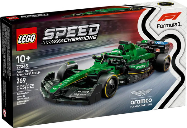 Конструктор Lego Speed Champions Болид Формулы-1 Aston Martin Aramco AMR24 77245 - фото