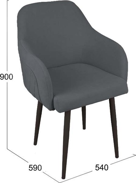 Стул ТриЯ Бэнтли Dream Grafit