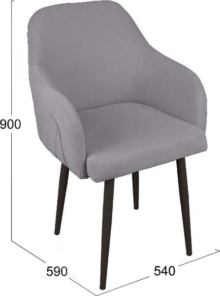 Стул ТриЯ Бэнтли Dream Grey