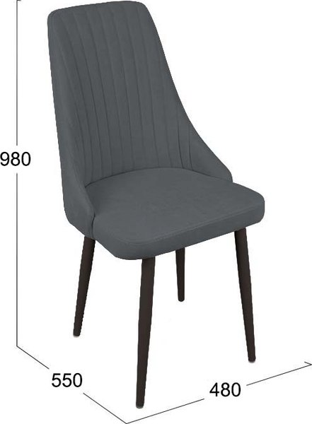 Стул ТриЯ Данте Dream Grafit