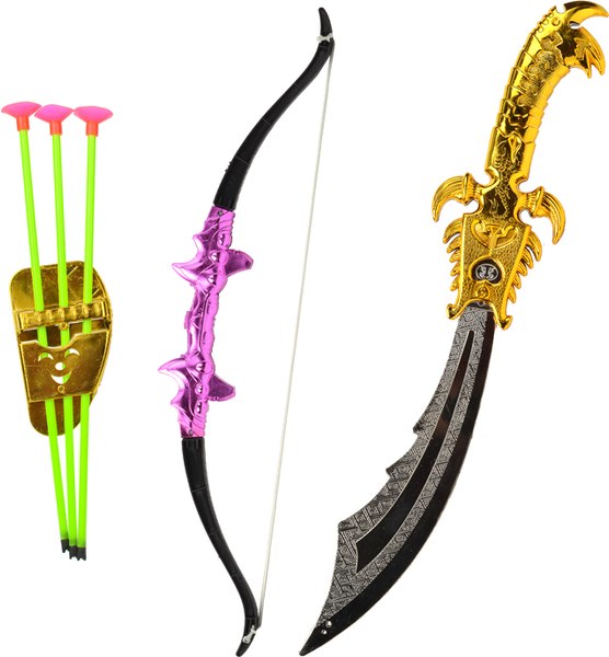 Набор игрушечного оружия Huada Со стрелами / 2370108-749-4 - фото