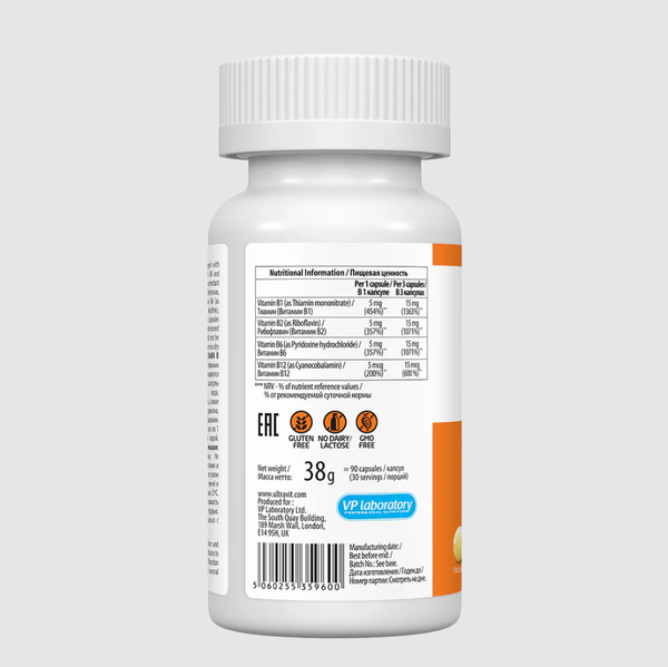 Витаминно-минеральный комплекс UltraVit Supplements Витамин B Комплекс