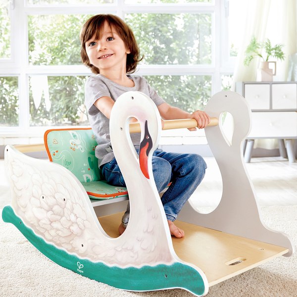 Качалка детская Hape Лебедь / E1213_HP