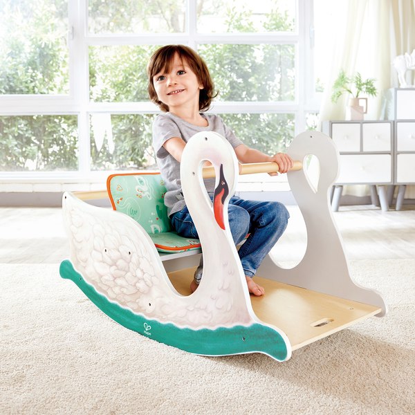 Качалка детская Hape Лебедь / E1213_HP