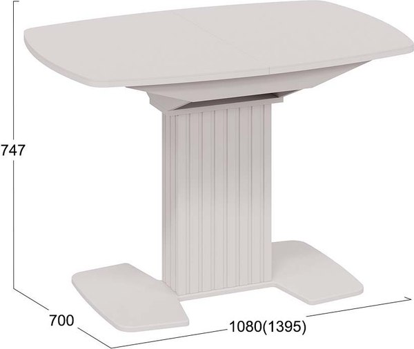 Обеденный стол ТриЯ Хилтон раздвижной Тип 1