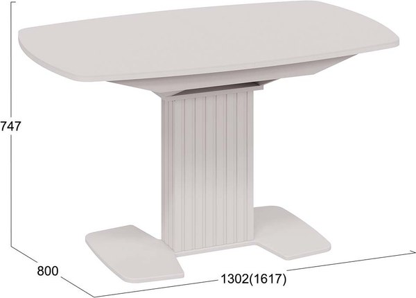 Обеденный стол ТриЯ Хилтон раздвижной Тип 2