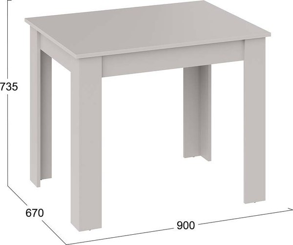 Обеденный стол ТриЯ Промо Тип 1 / 011.000.000