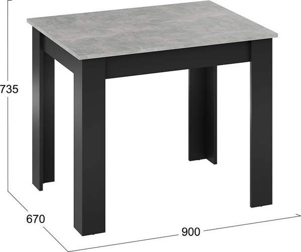 Обеденный стол ТриЯ Промо Тип 1 / 011.000.000