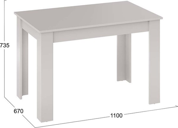 Обеденный стол ТриЯ Промо Тип 2 / 012.000.000