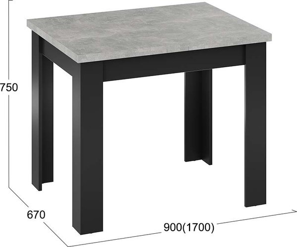 Обеденный стол ТриЯ Промо тип 3