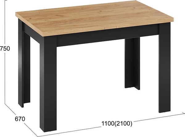 Обеденный стол ТриЯ Промо тип 4