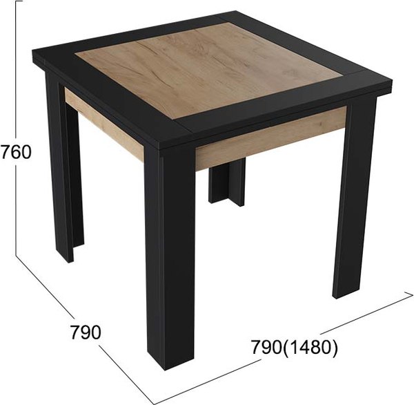 Обеденный стол ТриЯ Хьюстон тип 3