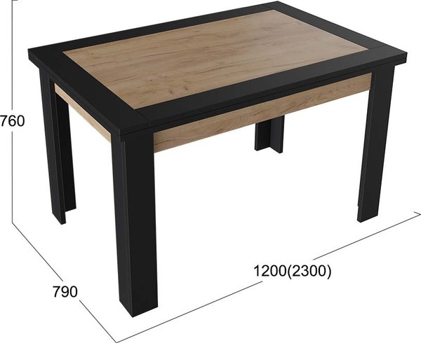 Обеденный стол ТриЯ Хьюстон тип 4