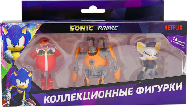 Набор фигурок коллекционных Sonic Prime SON2021-D