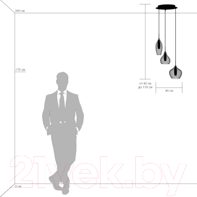 Люстра Lightstar Pentola 803057