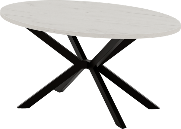 Обеденный стол Millwood Верона овальный 180х100х75 / 51780_bk_ch_4 - фото