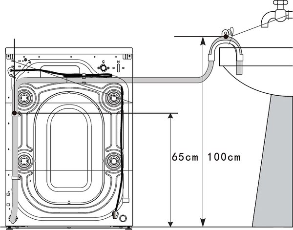 Стирально-сушильная машина Korting KWD 60DS12106