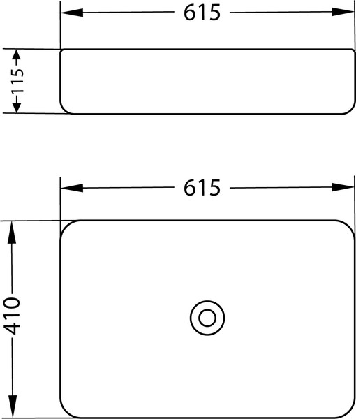 Умывальник со смесителем Lauter 21842 + Cascade 21СК0655C с сифоном 21635CH