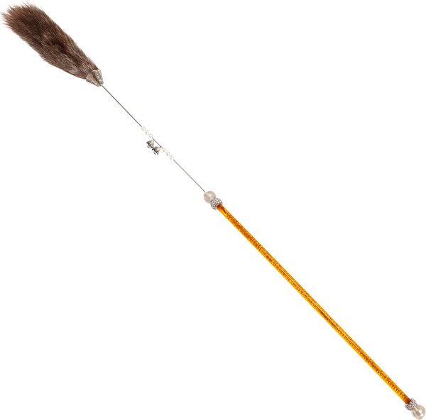 Игрушка для кошек ZooZooZoo Лисий хвостик / HM-06 - фото