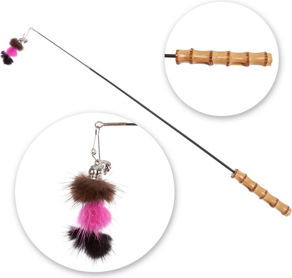 Игрушка для кошек ZooZooZoo Меховые шарики с колокольчиком / HM-45