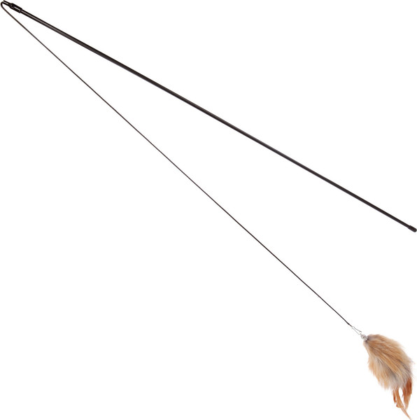 Игрушка для кошек ZooZooZoo Хвостик на резинке / HM-12 - фото