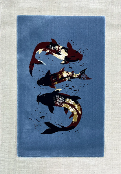 Ковер-постер Витебские ковры Poster Синие рыбы Б62552спа370100t2 - фото