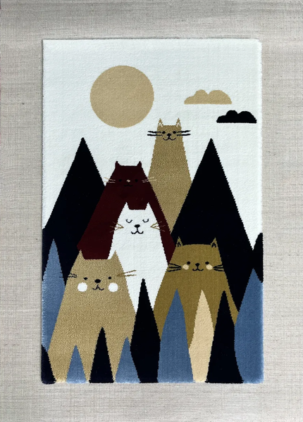 Ковер-постер Витебские ковры Poster Коты Б6276сла570100t3 Зеркальный - фото