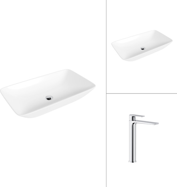 Умывальник со смесителем Lauter 21886 + Reef 21CK8678C - фото