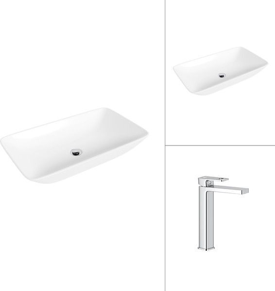 Умывальник со смесителем Lauter 21886 + Cascade 21СК0655C - фото