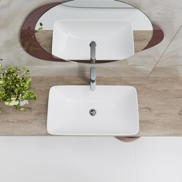 Умывальник со смесителем Lauter 21886 + Cascade 21СК0655C с сифоном 21635CH