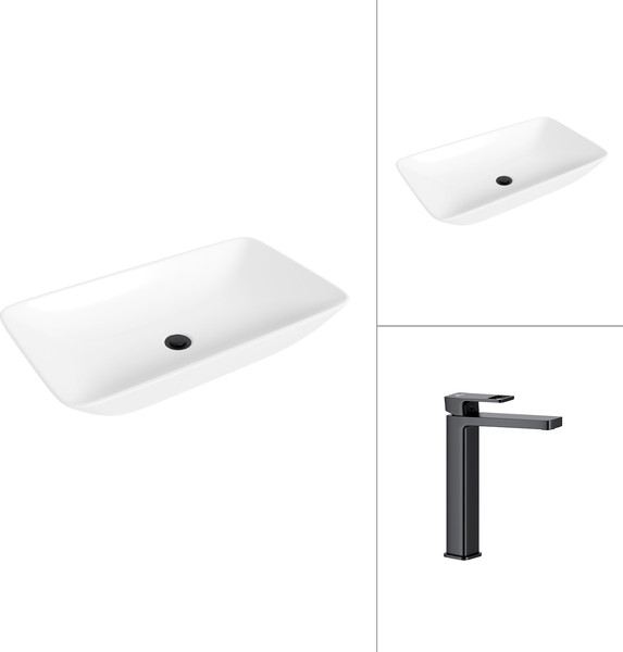 Умывальник со смесителем Lauter 21886 + Cascade 21СК0655BS - фото