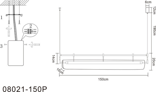 Потолочный светильник Kinklight Аника 08021-150P.19