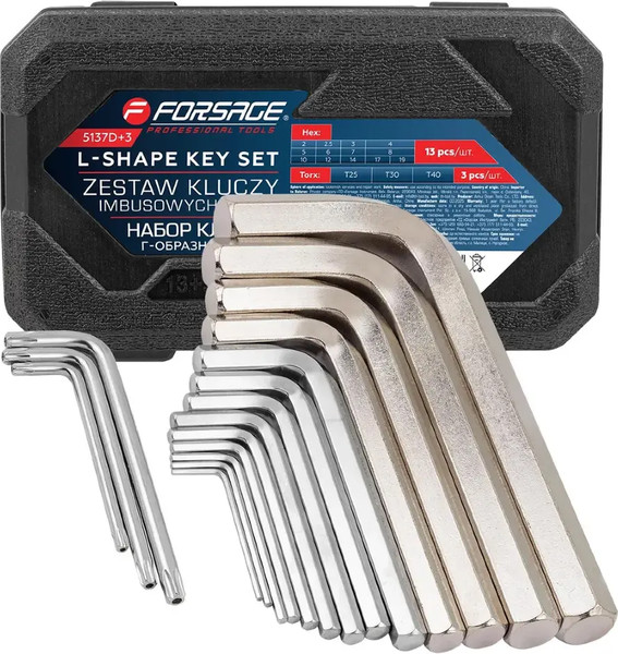 Набор ключей Forsage F-5137D+3 - фото