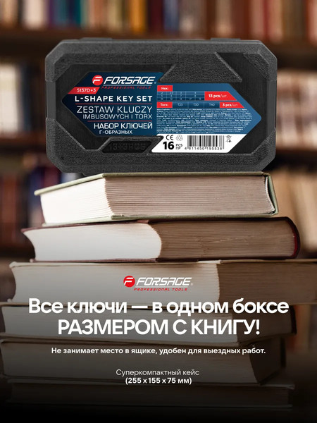 Набор ключей Forsage F-5137D+3