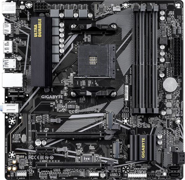 Материнская плата Gigabyte B550M DS3H R2 - фото