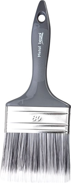 Кисть малярная Beorol Плоская Металл Стандарт 80x15мм - фото